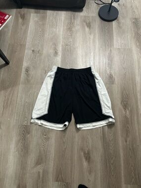 Nike Black and White Athletic Basketball Shorts